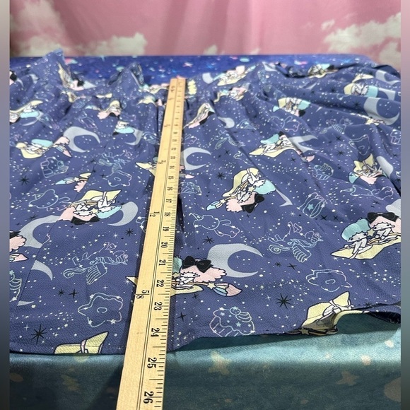 Little Twin Stars Sanrio Celestial Night Suspender Skirt Overall Dress Plus Sz 5 - Picture 12 of 16